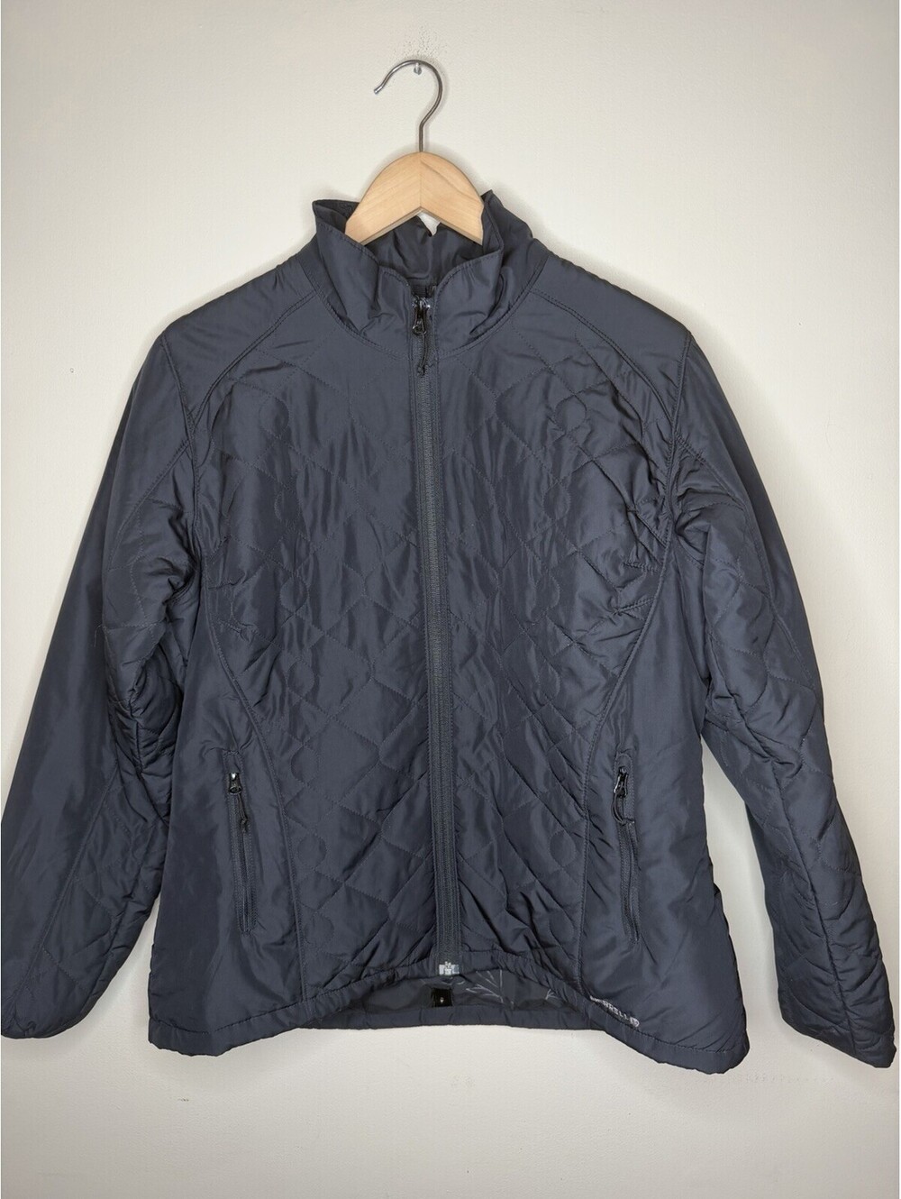 Merrell Opti-Warm Black Quilted Jacket W Size Large Full Zip excellent condition